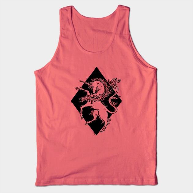 unicorn heraldry Tank Top by MatthewTaylorWilson